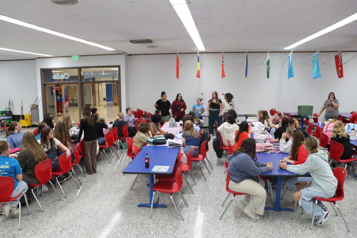 Girls' League council members meet with students interested in joining the group during their annual ice cream social. Many KHS clubs are getting started for the year; check out the list and get involved. 