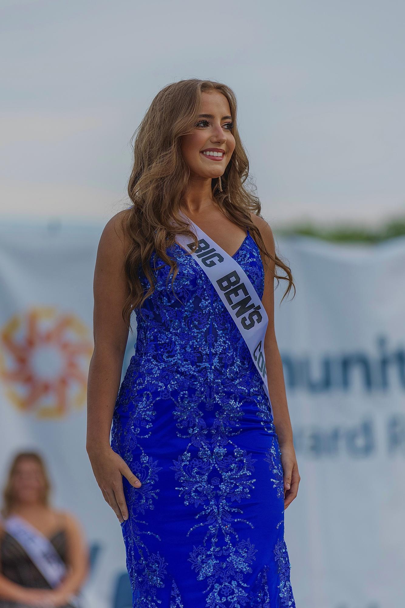 KHS senior Amelia Duncan competes in the 2025 Miss Howard County queen pageant at the Howard County 4H fair in July. Duncan was crowned Miss Howard County.