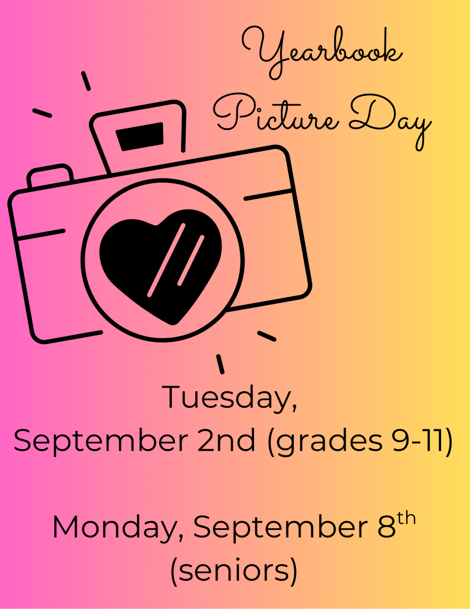Yearbook photo days coming soon
